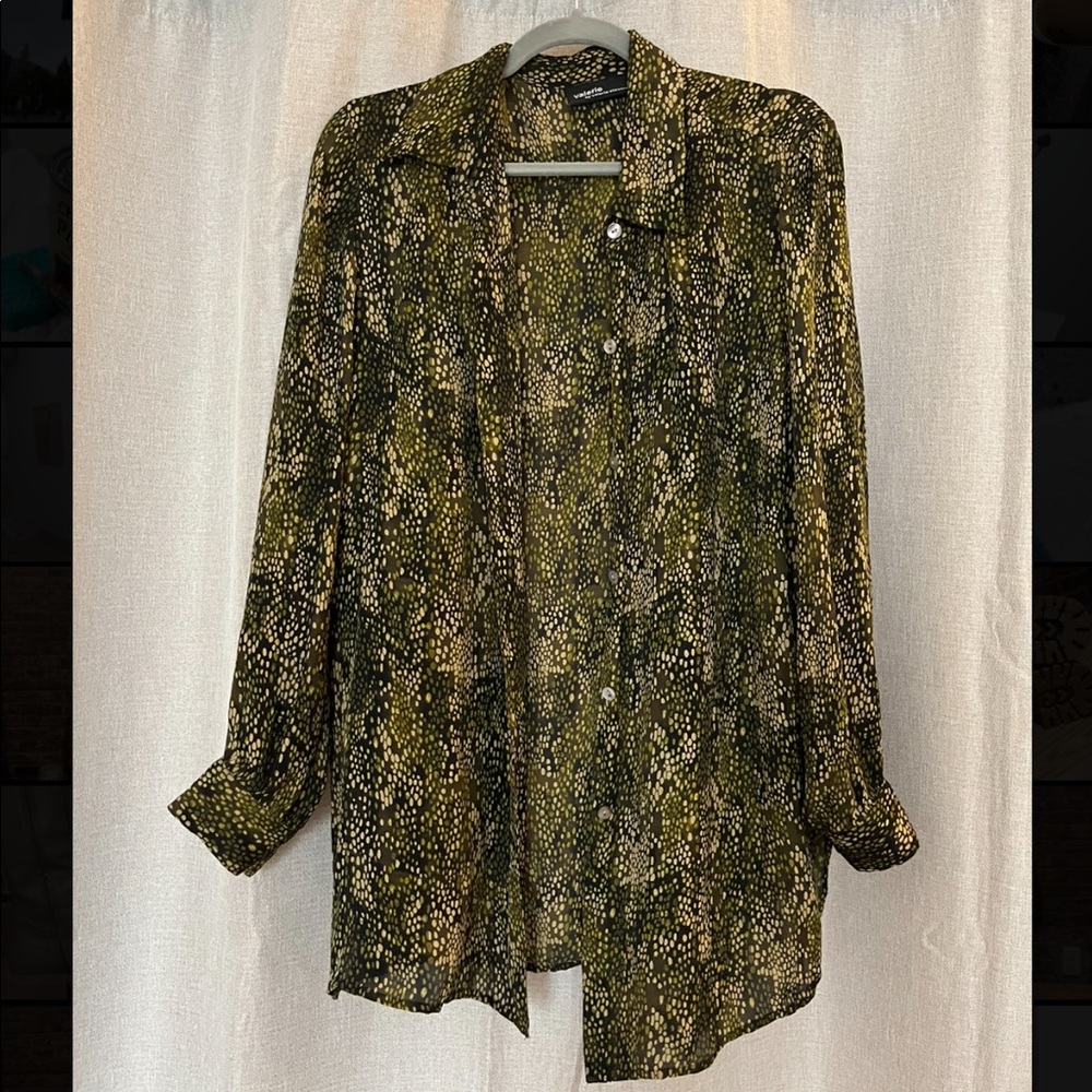 Sheer, flowy blouse